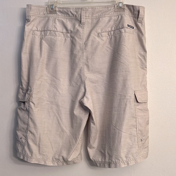 Quicksilver Amphibians Neutral Heathered Cream Board Shorts Men’s 36 - Picture 6 of 7